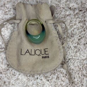 Lalique Paris Green and Teal Ring